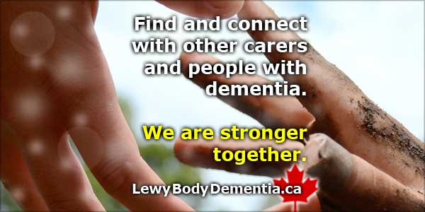 Connect with other care partners and others with Lewy Body Dementia